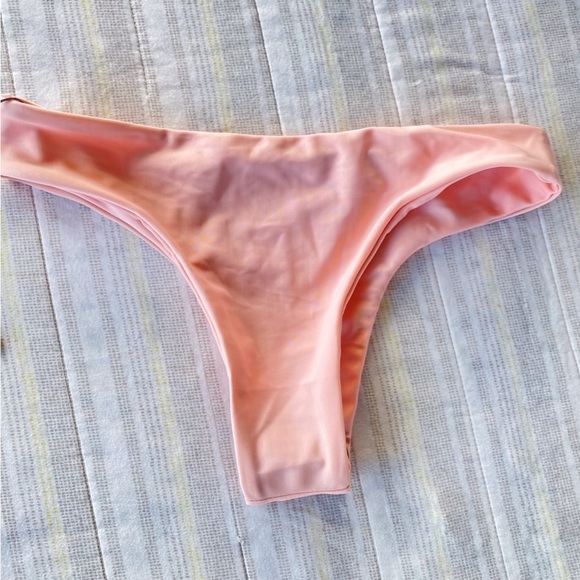 6 for$20♥️BNWT Zaful sz. 4 dusty/blush pink  swim bikini bottom  swimsuit - Picture 1 of 6